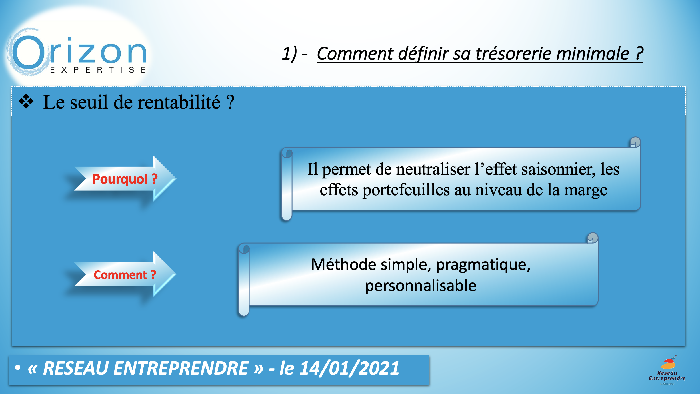 Réseau Entreprendre Aquitaine - Atelier la trésorerie - 14:01:2021 3